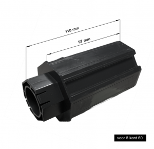 Selve lagerprop Sw60 voor Bandschijf Sw40 incl. lager