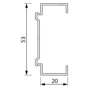 Opvulprofiel Alutech