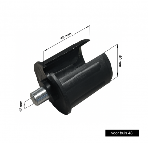 Lagerprop 48 met stift 12MM