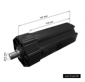 Selve Lagerprop Sw60 met stift 12MM