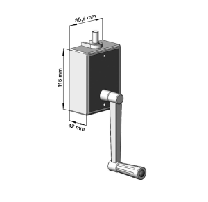 Staaldraadwindwerk 40Kg met Slinger