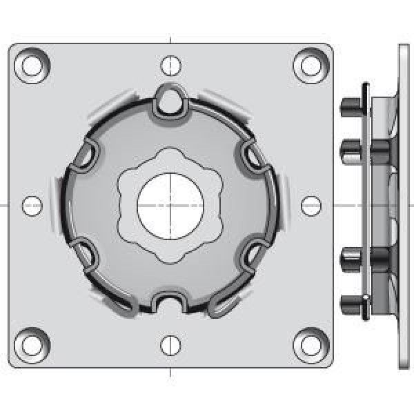 Somfy/Asa Motorplaat 100 X 100 mm